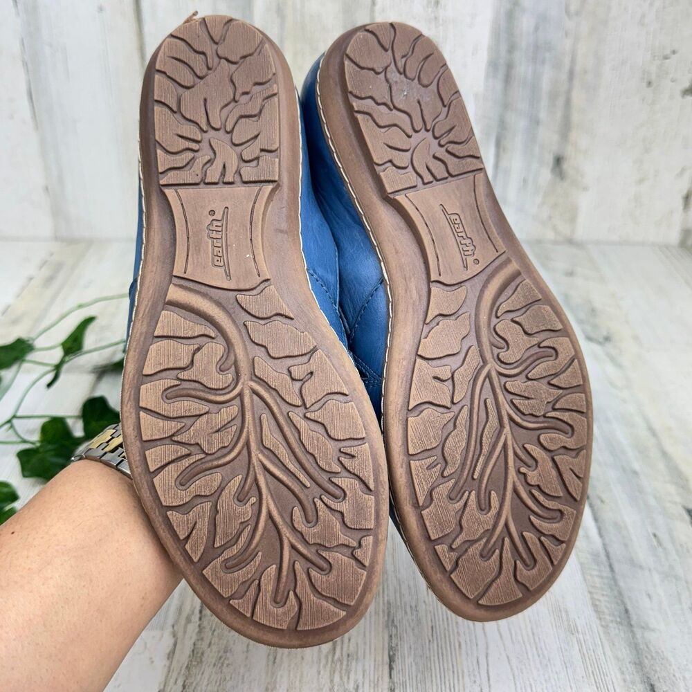 Earth Camelia Nauset Leather Slip On  Sandals Blue Size 7.5 - Picture 6 of 6